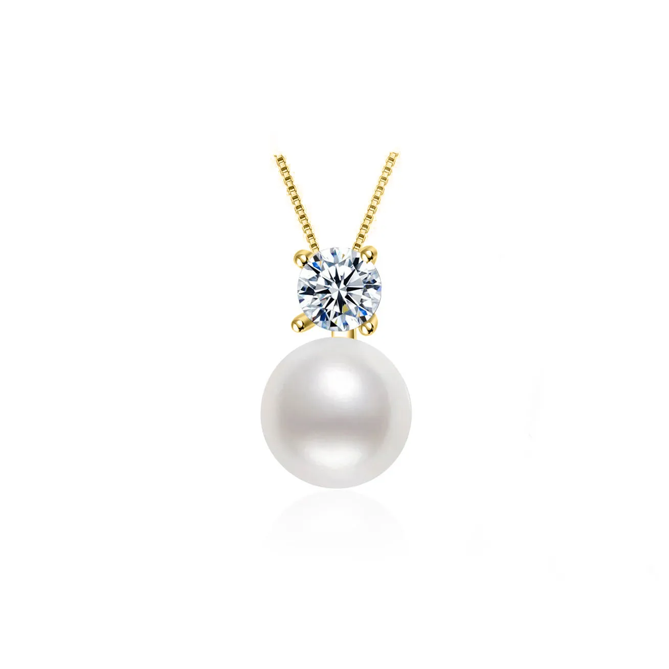 Elegant Freshwater Round Pearl Necklace WN00521