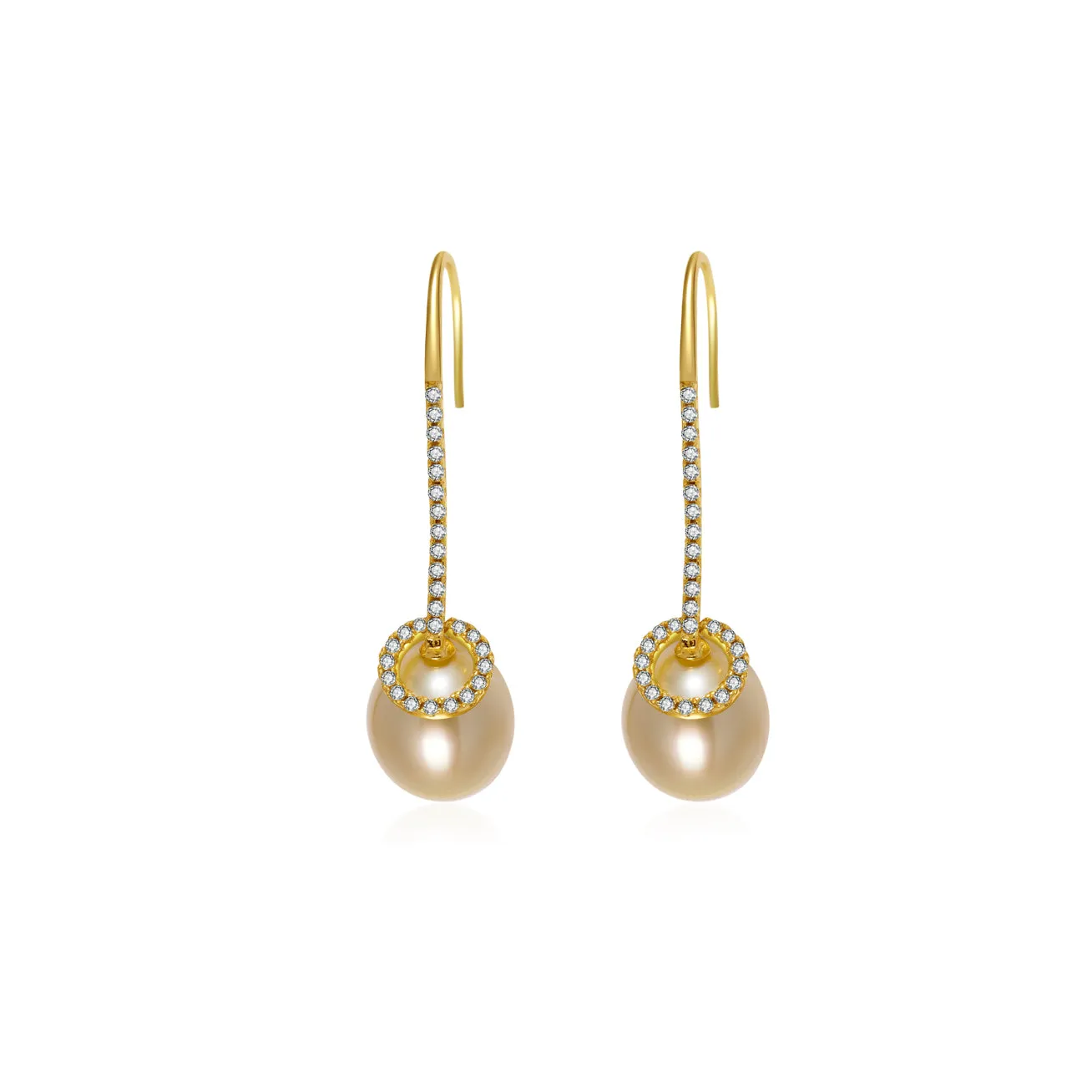 Elegant Saltwater Pearl Earrings WE00269