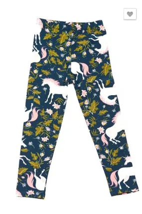 Elegant Unicorn Leggings - Kids