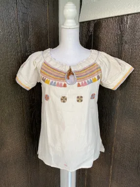 Embroidered top