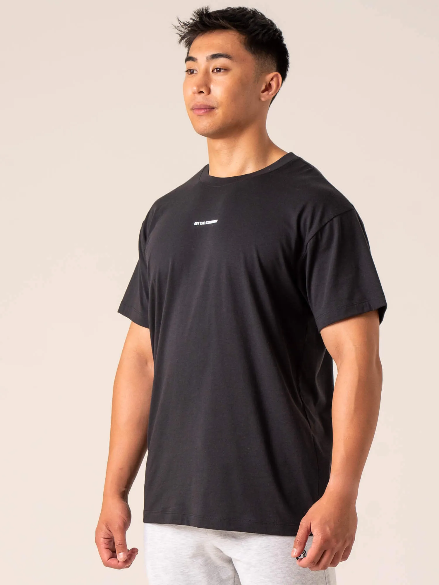 Emerge Oversized T-Shirt - Faded Black