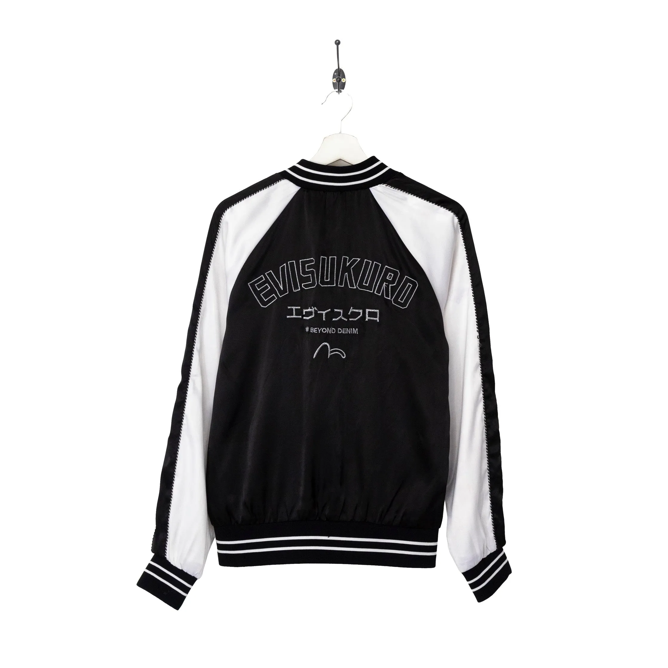 Evisu Kuro Premium Embroidered Bomber Jacket - Stylish & Unique Design