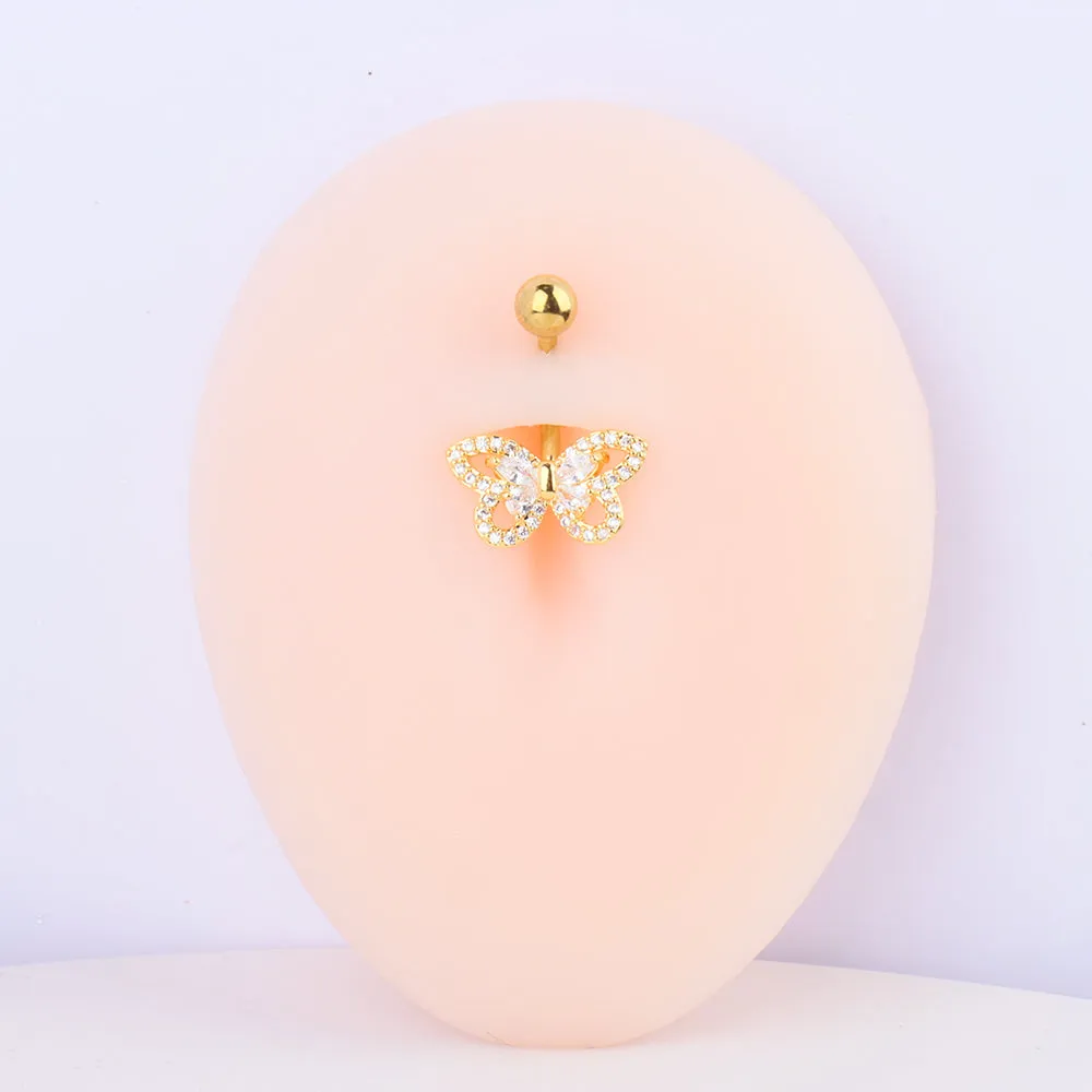 Exquisite Butterfly Belly Ring