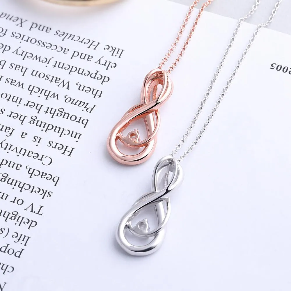 Exquisite Infinity Pendant Necklace