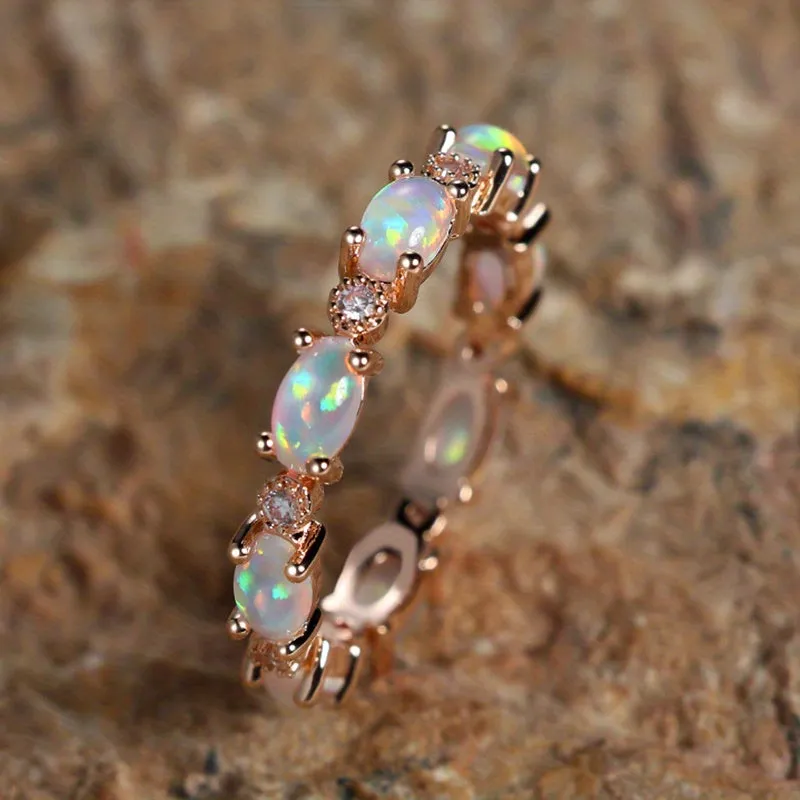 Exquisite Opal Ring - Perfect Valentine's Gift for the Special Woman in Your Life