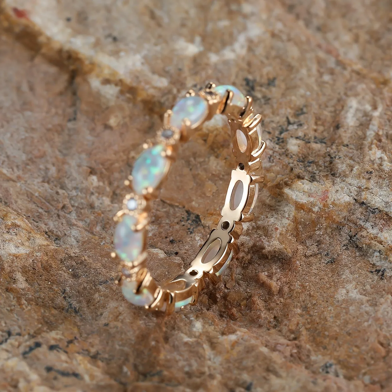 Exquisite Opal Ring - Perfect Valentine's Gift for the Special Woman in Your Life