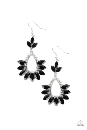 Extra Exquisite Black Earring