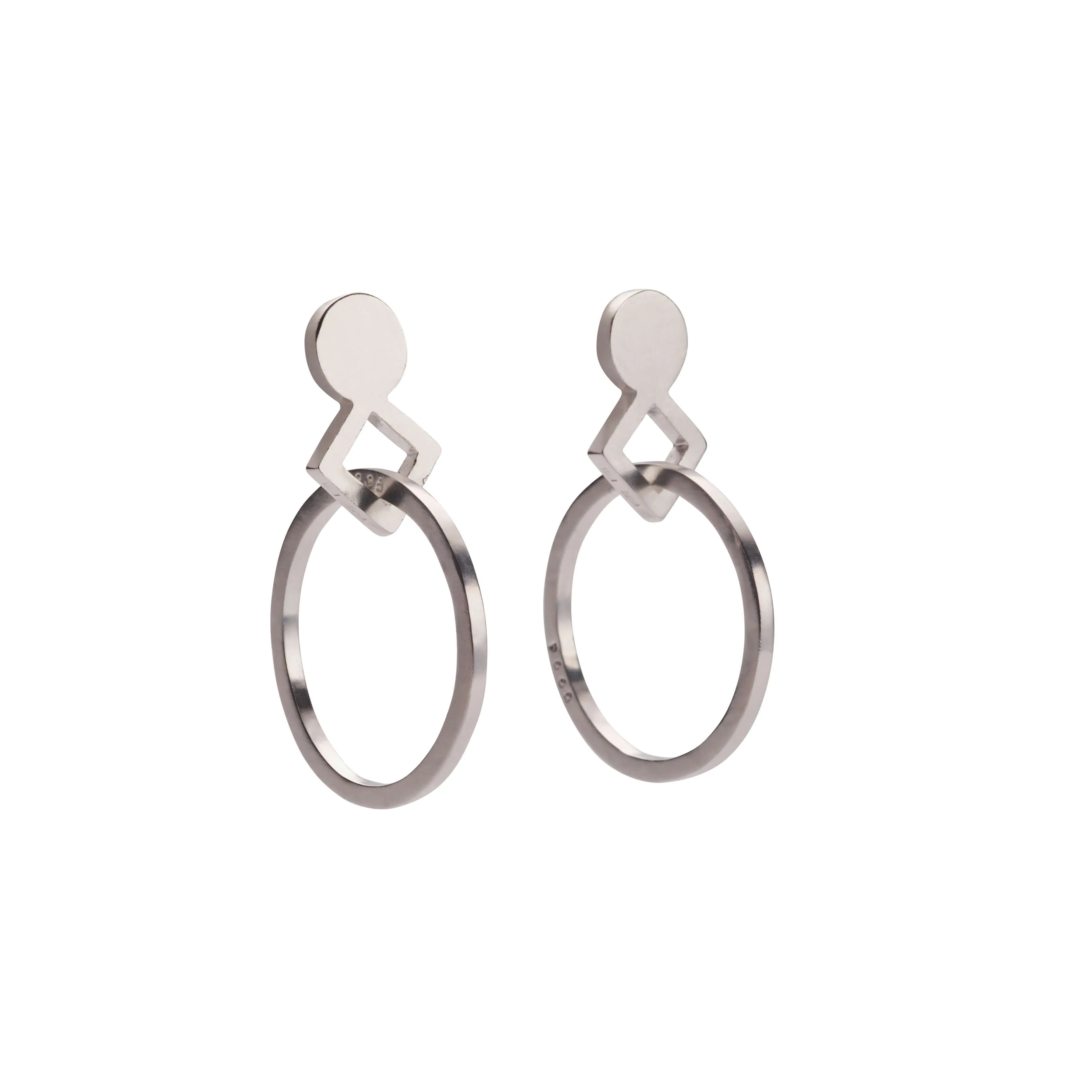 F 666 - Loose Circle Earrings