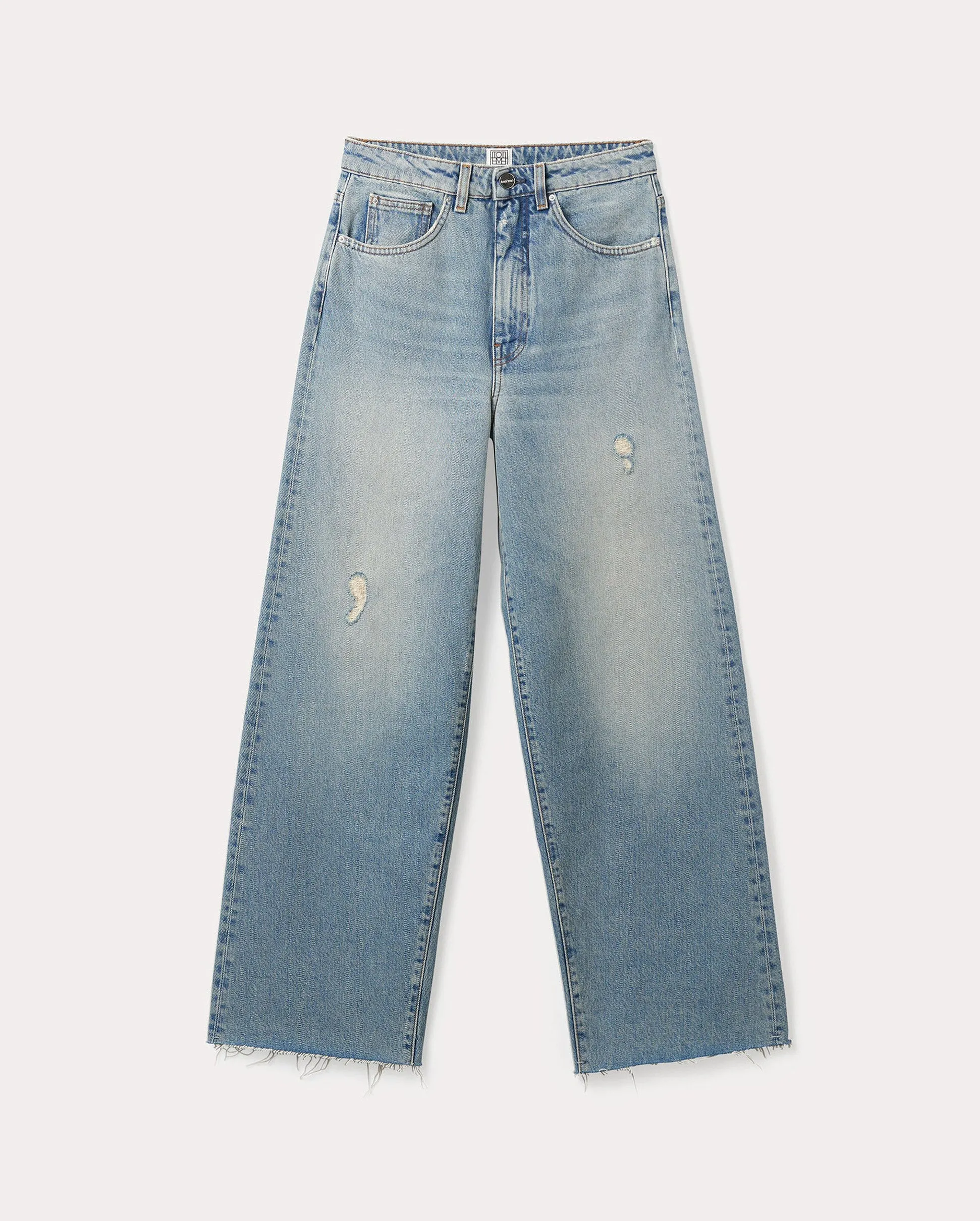 FLARE DENIM 30" / DISTRESSED LT BLUE