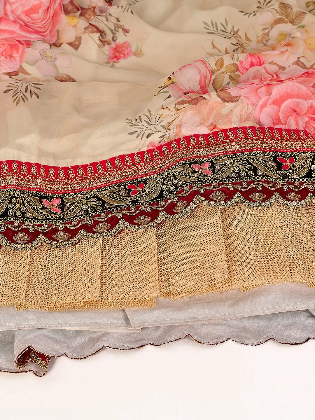 Floral Embroidered Lehenga