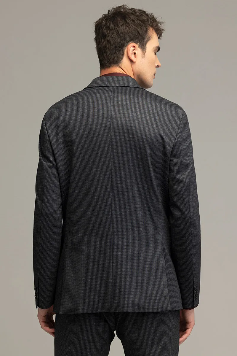 Formal Attire Shadow Grey Suit Blazer