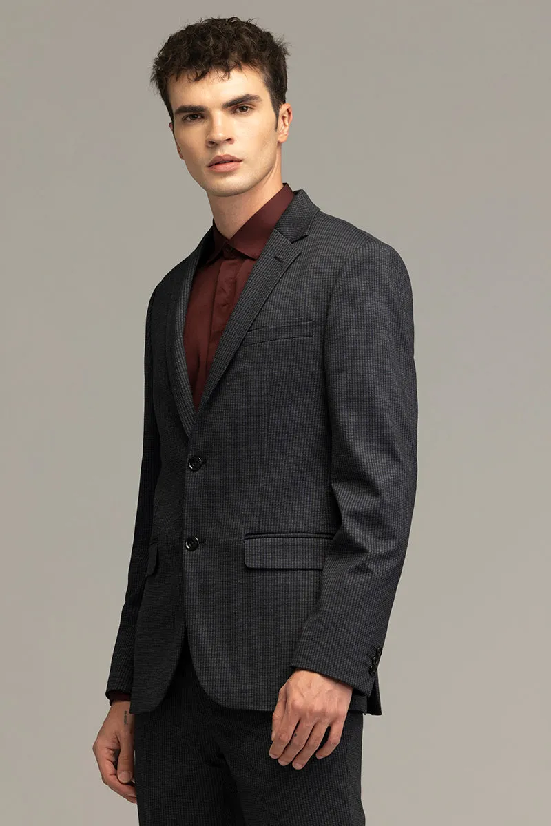 Formal Attire Shadow Grey Suit Blazer