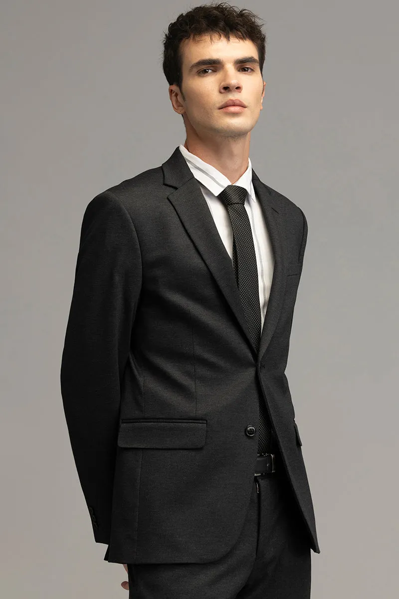 Formal Flair Black Suit Blazer