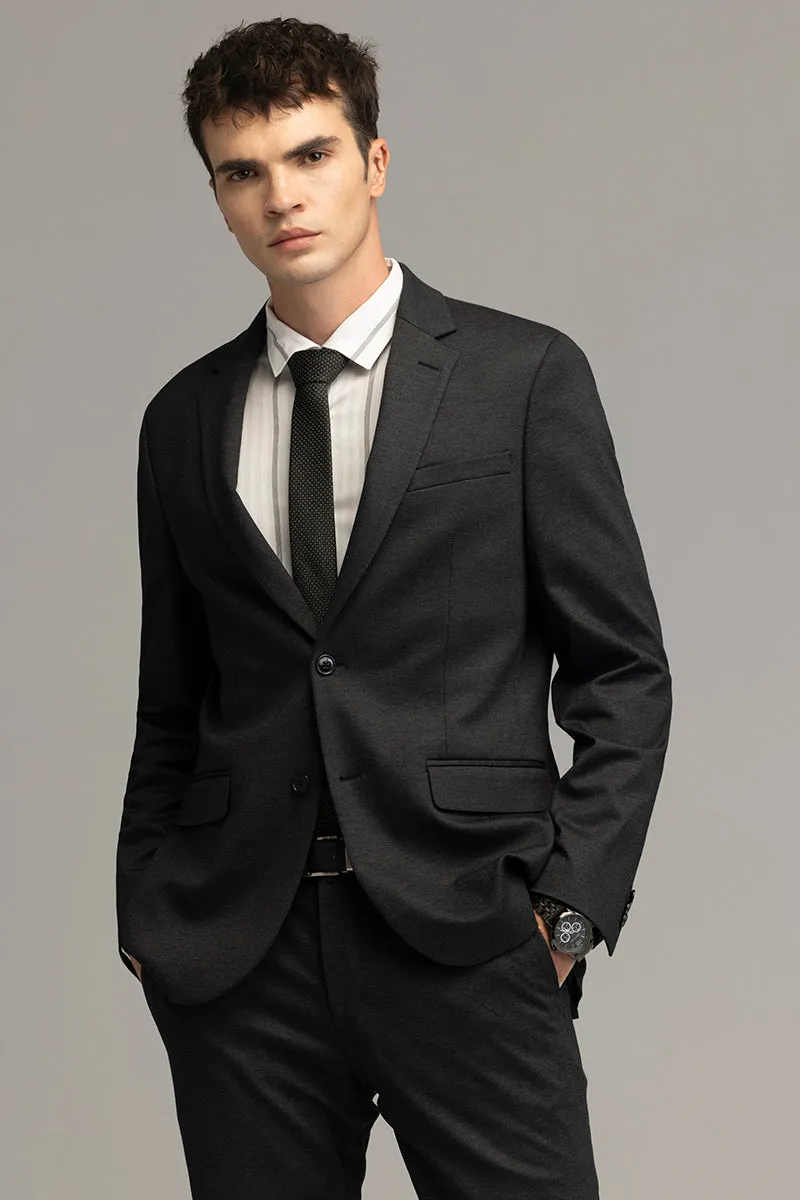 Formal Flair Black Suit Blazer