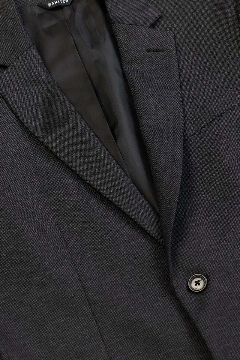 Formal Flair Black Suit Blazer