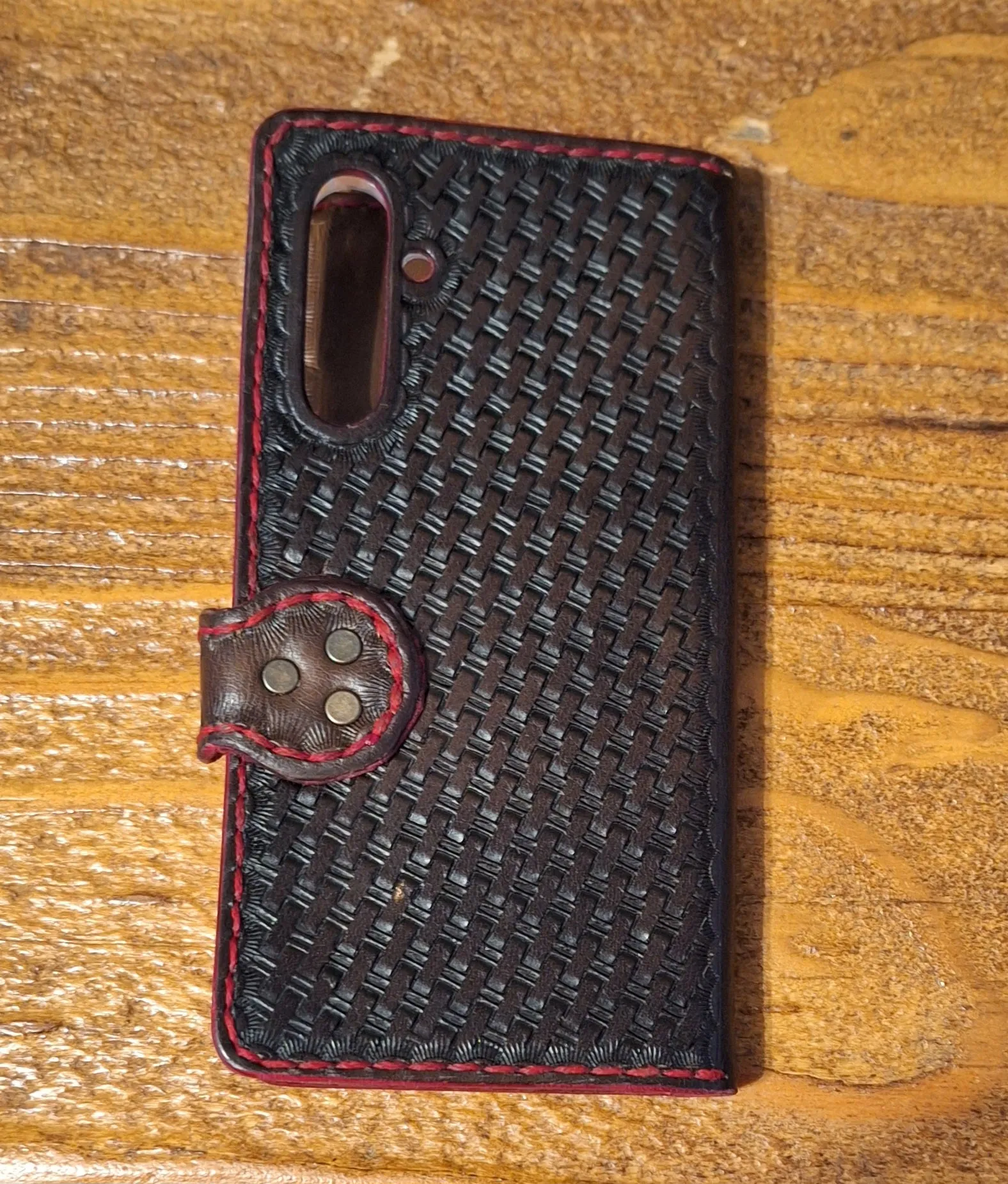 Genuine Leather Custom  Handmade Cellphone Cover