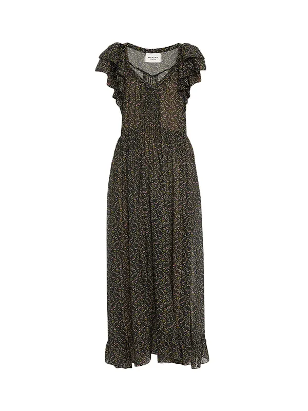 Godralia Dress in Faded Black