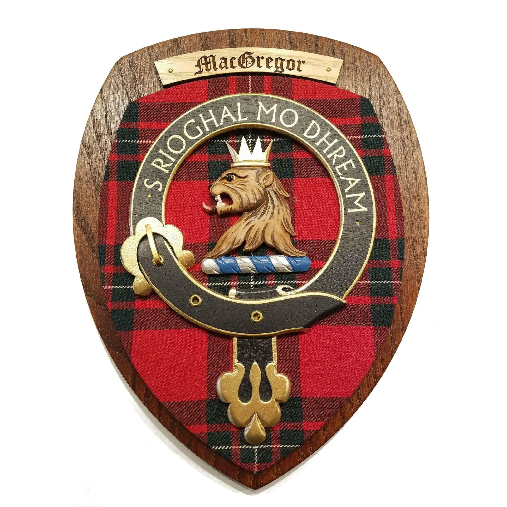 Handmade Clan Crest Wall Plaque | Large