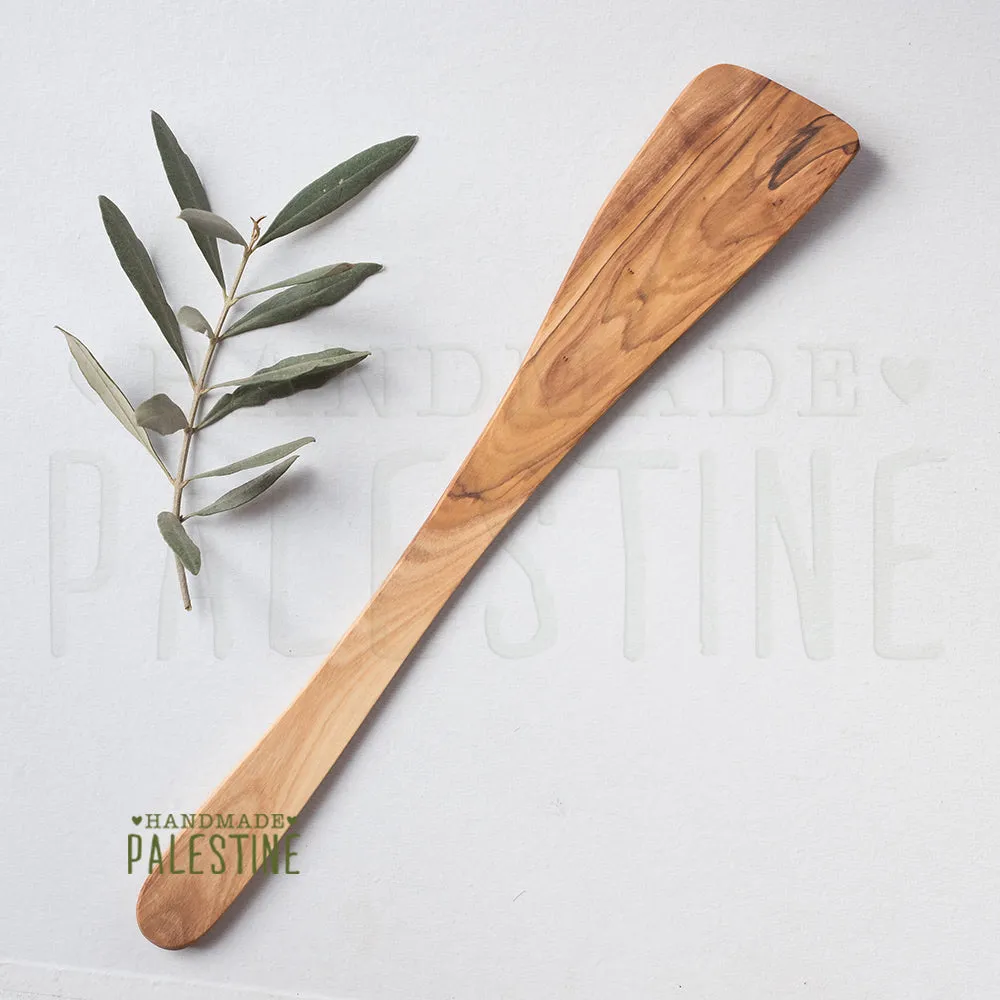 Handmade Olive Wood Flat Kitchen Utensil