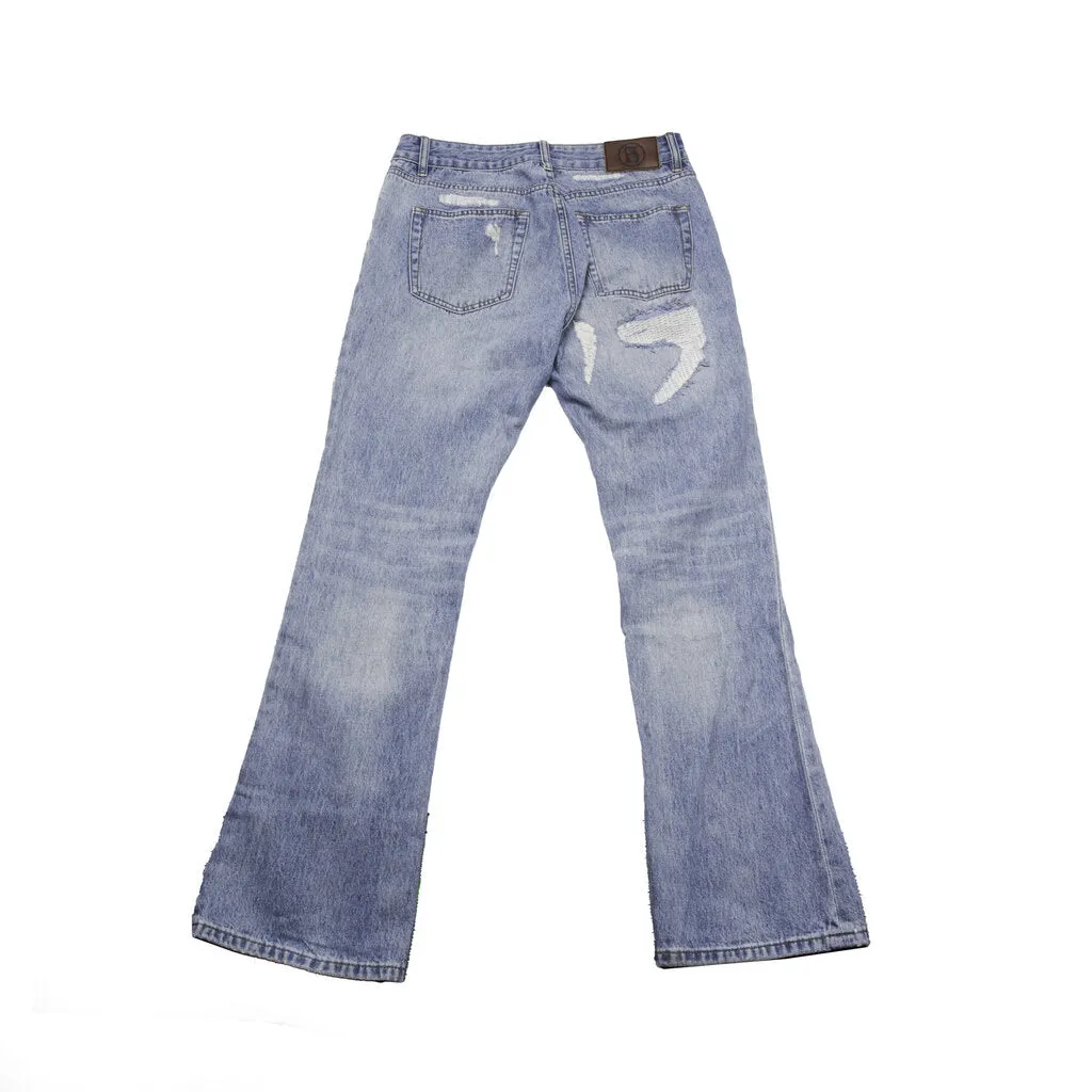 Handmade Rust American Made Distressed Jeans