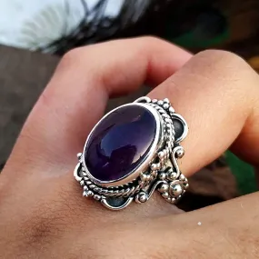 Handmade Vintage Amethyst Ring