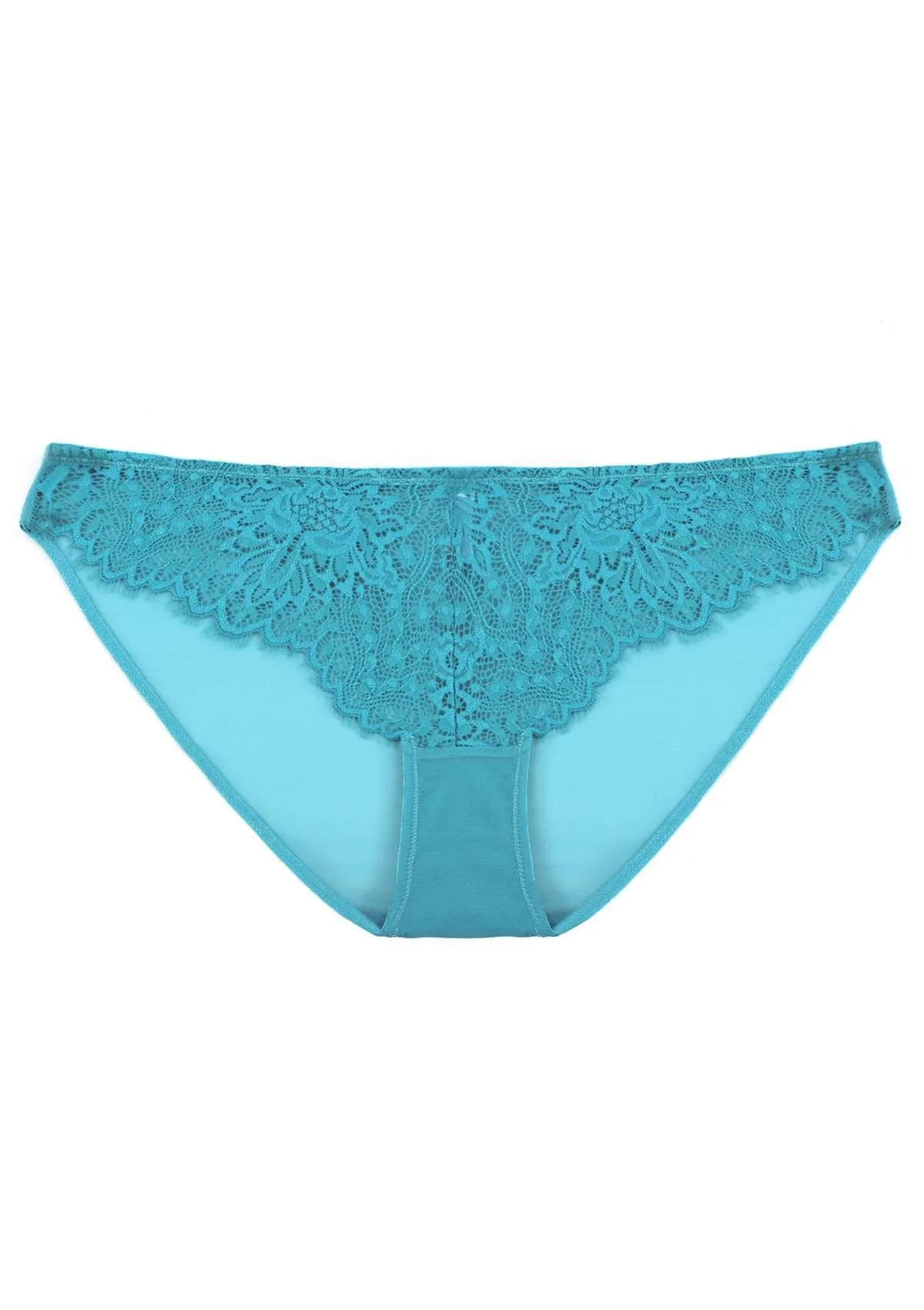 HSIA Sunflower Exquisite Horizon Blue Lace Bikini Underwear