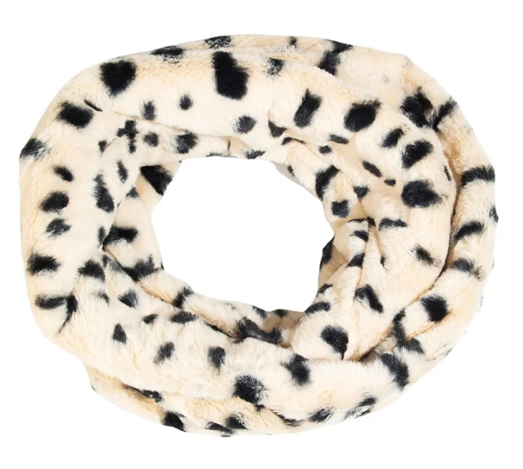 Infinity cozy scarf leopard print *available in ivory and camel