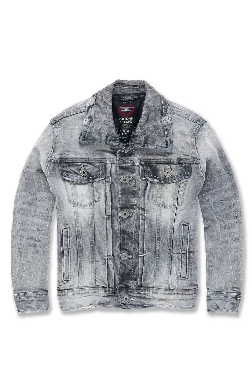 Kids Bayside Denim Trucker Jacket (Arctic Grey)