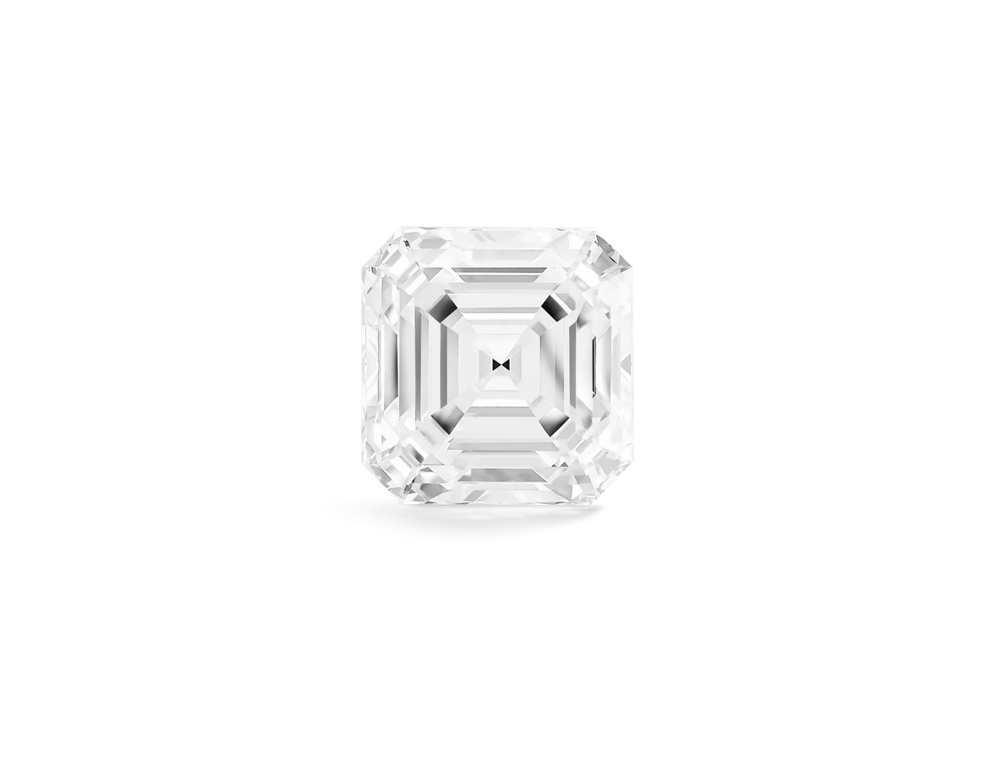 Lab-Grown Loose 3ct. Asscher Cut Diamond | White