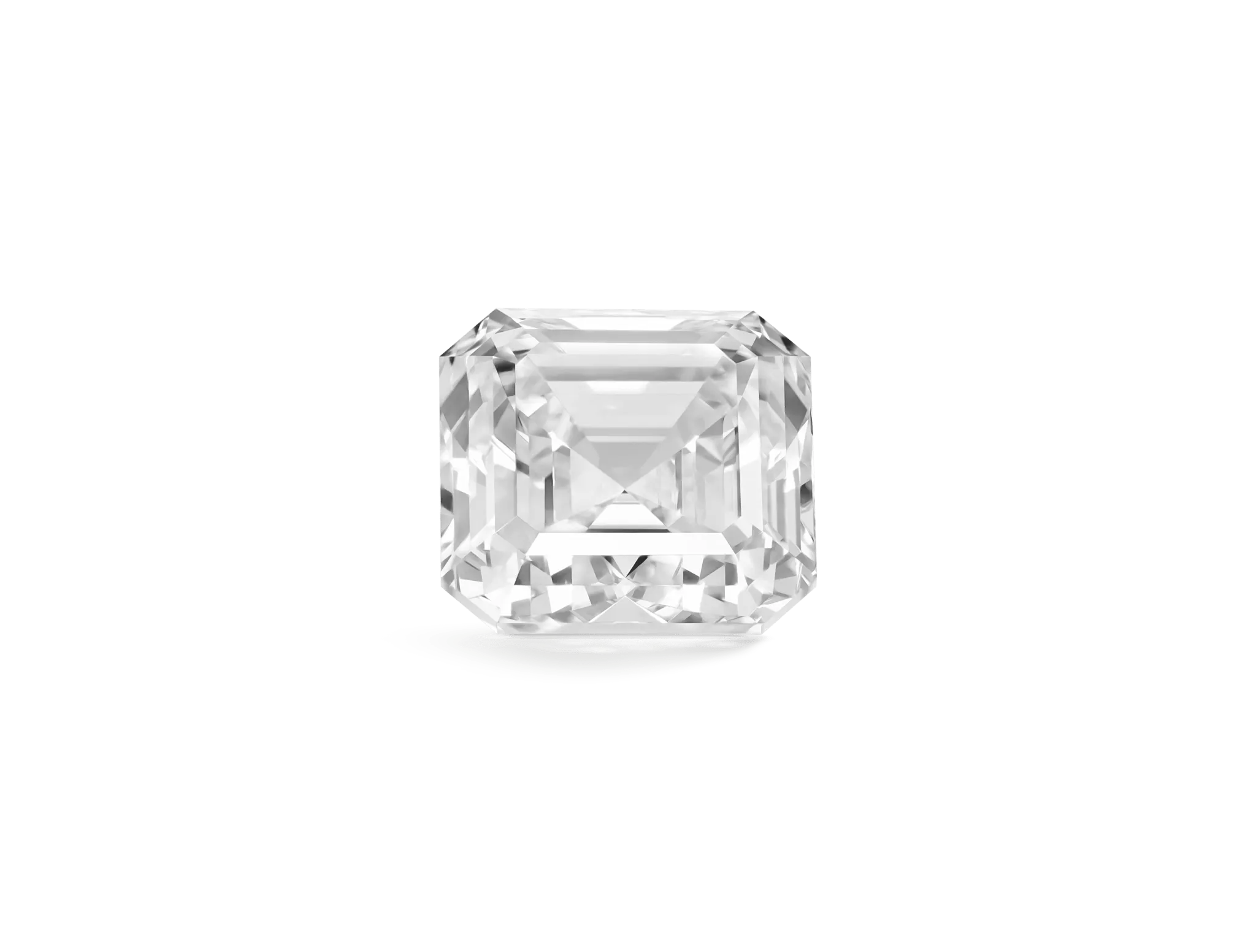 Lab-Grown Loose 3ct. Asscher Cut Diamond | White