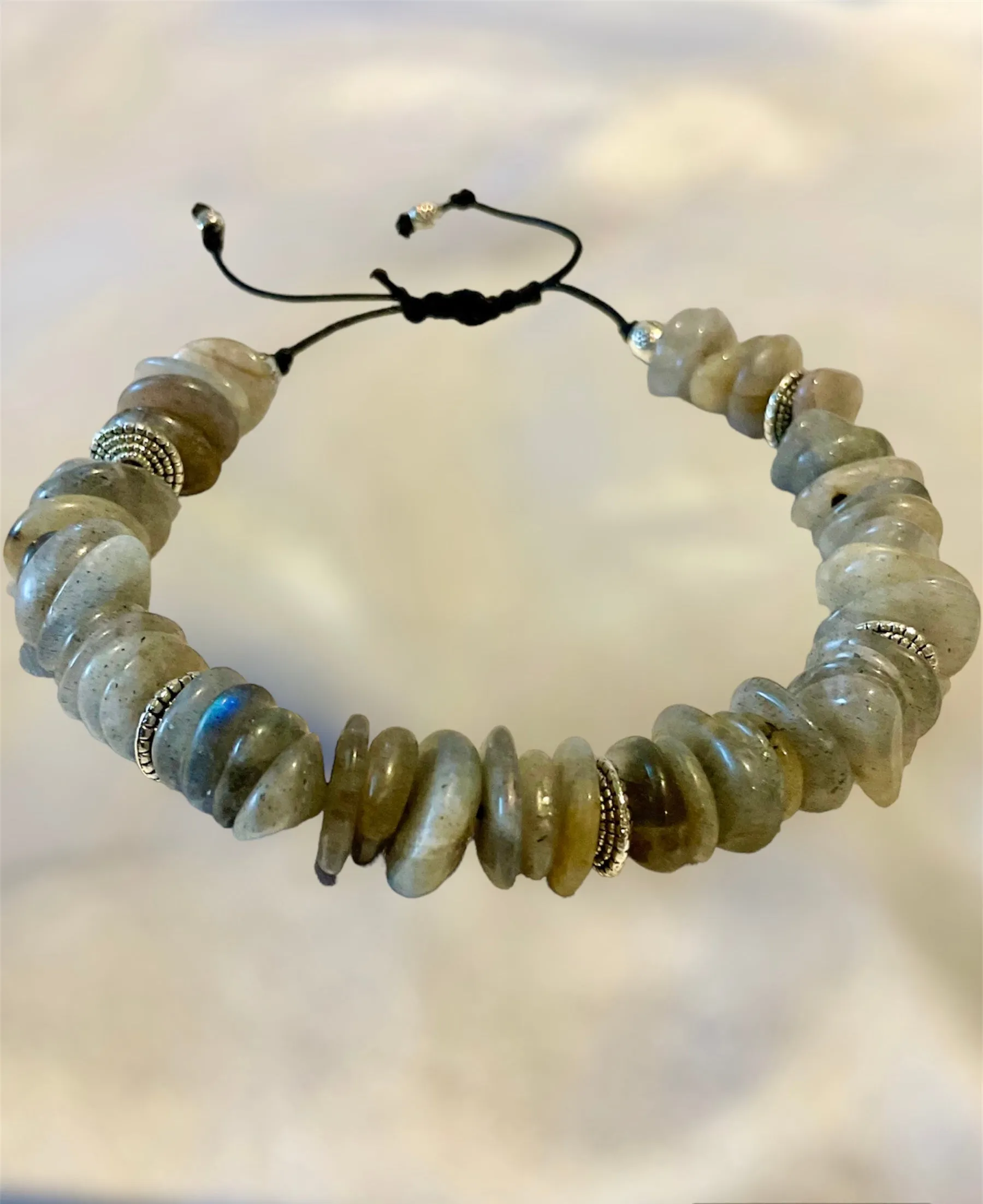 Labradorite Gemstone Handmade Bracelet