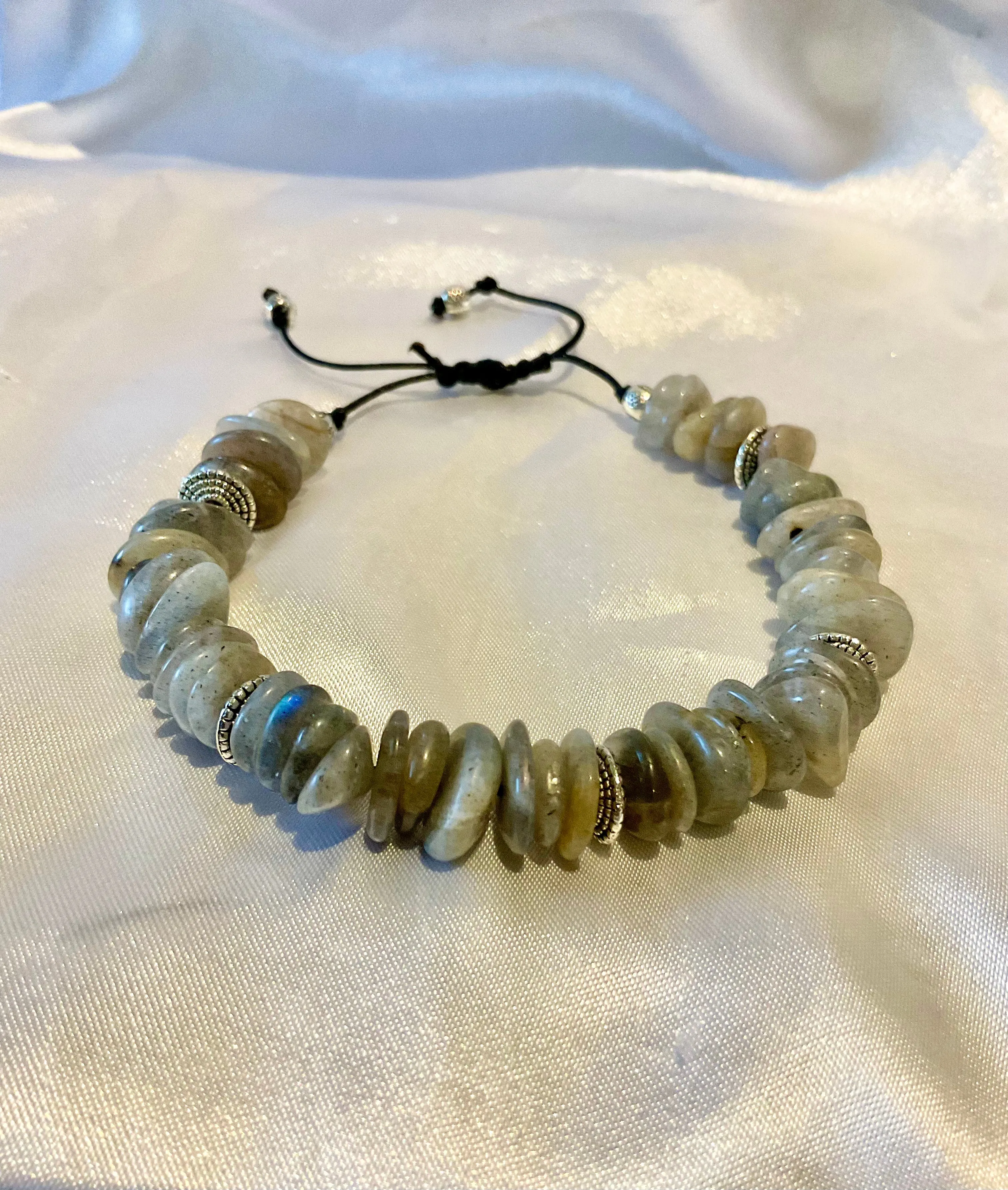 Labradorite Gemstone Handmade Bracelet