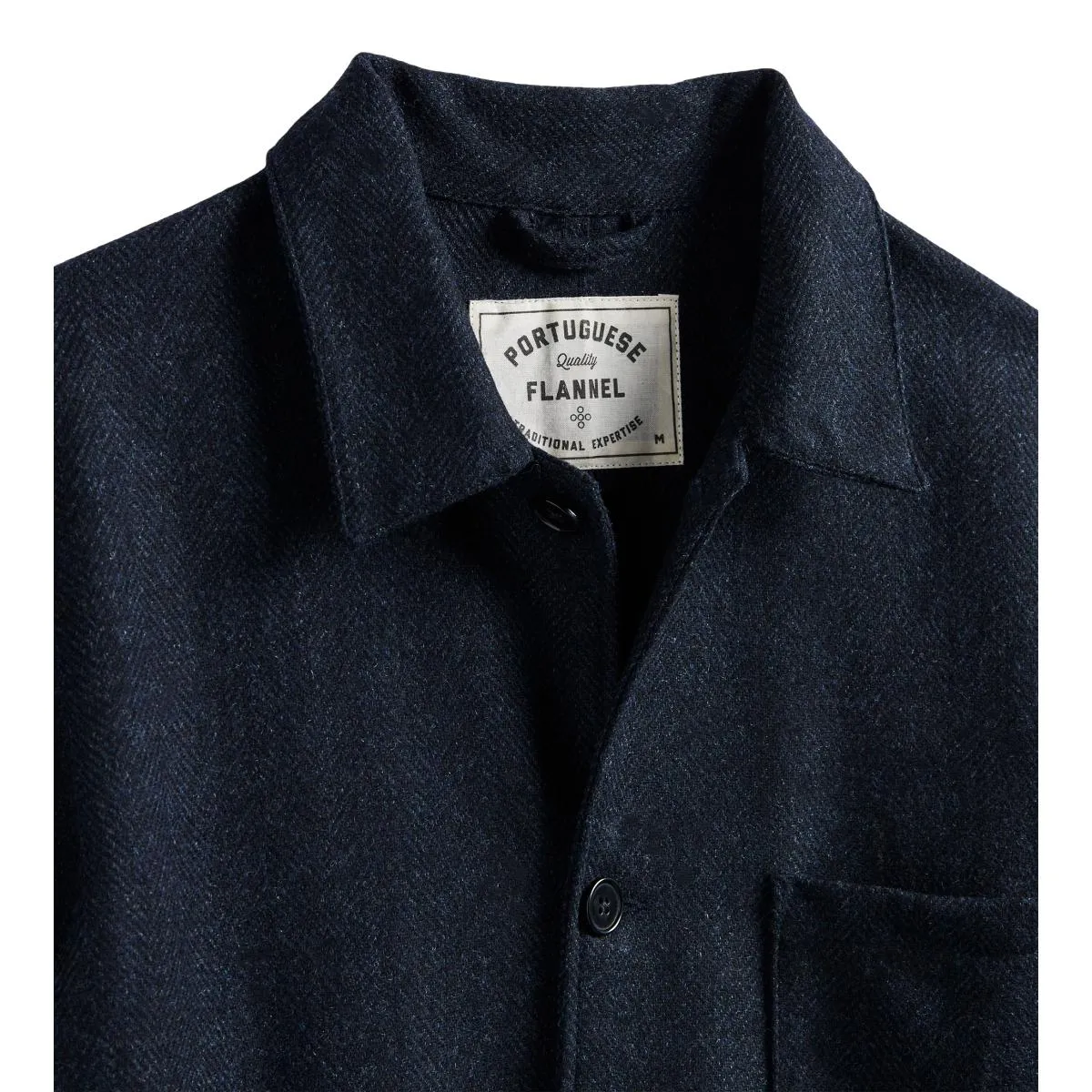 Labura Jacket Herringbone Wool Navy