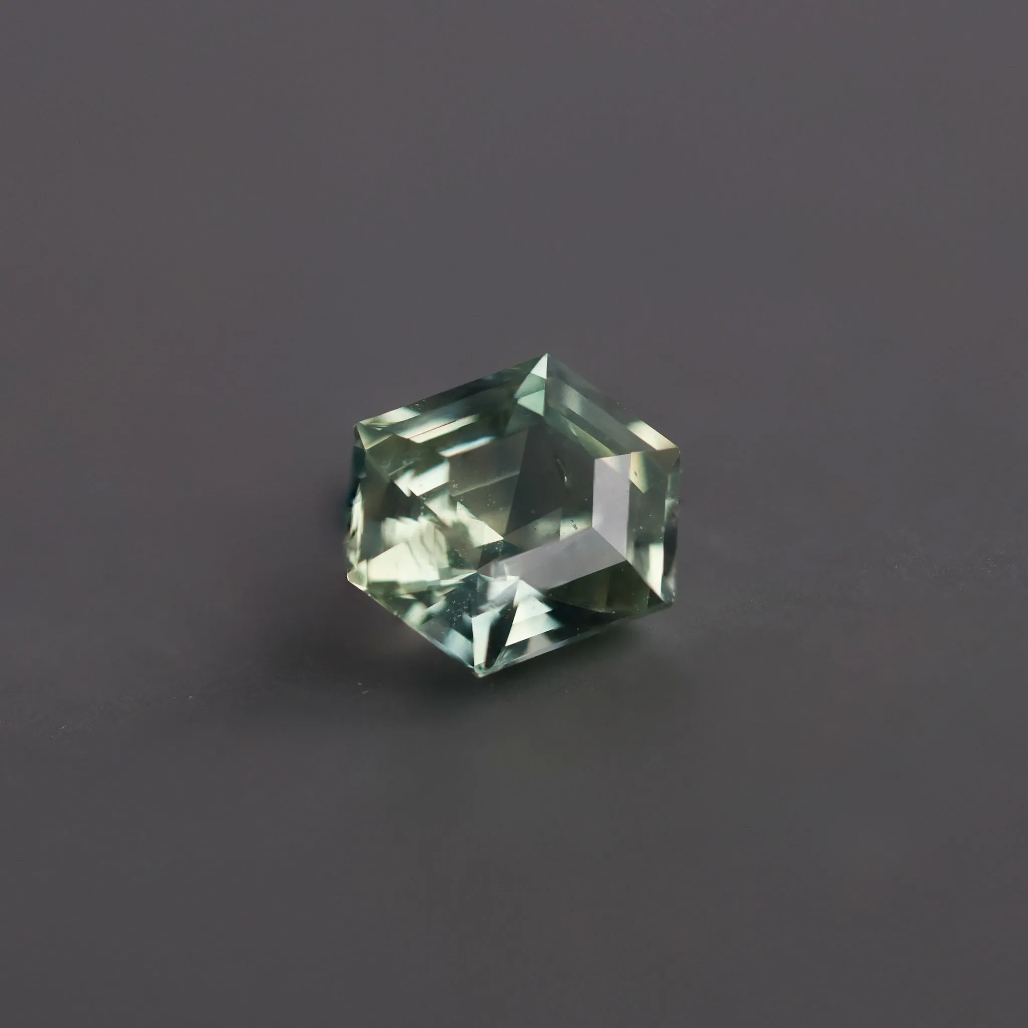 Loose 1.40 Ct Hexagon Teal Sapphire