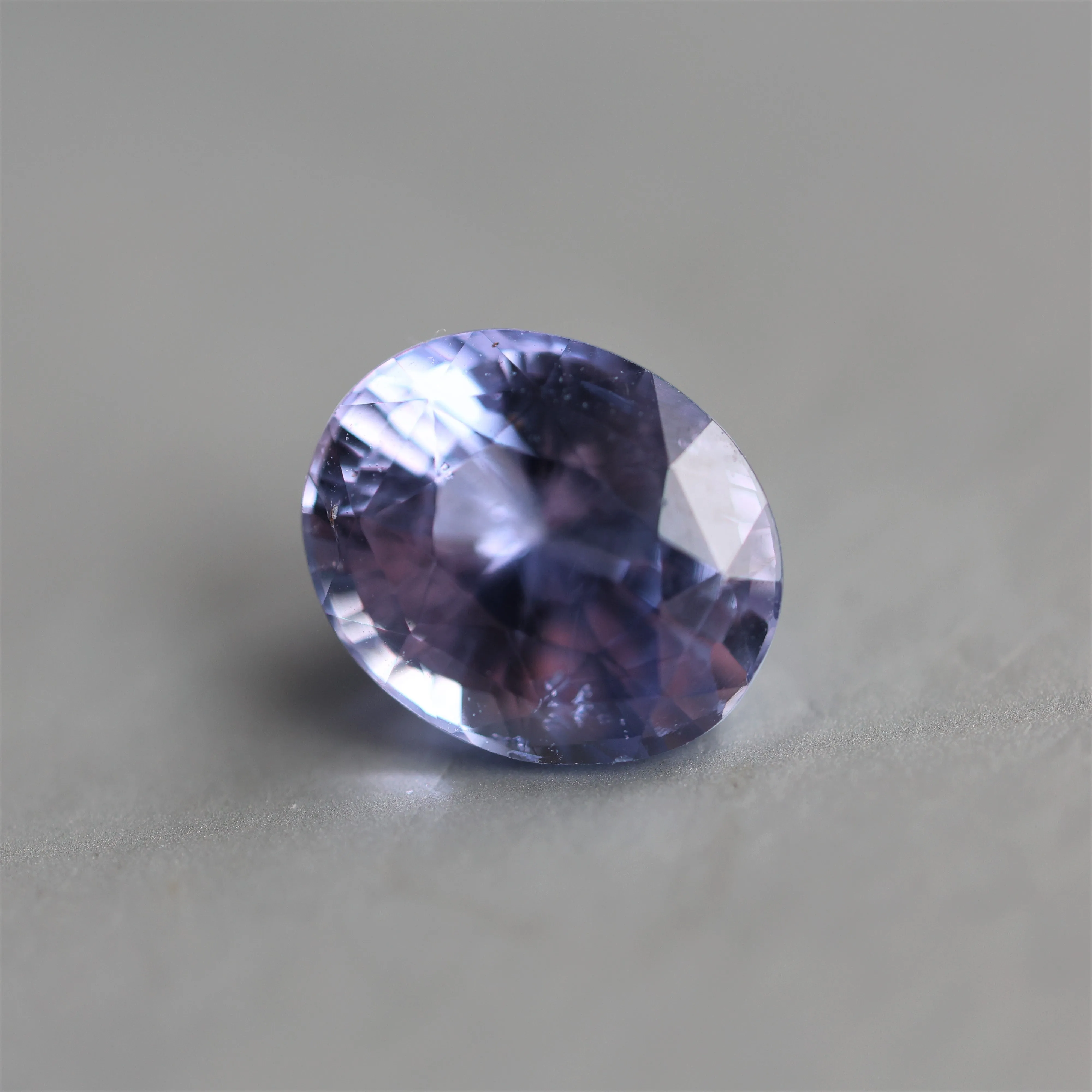 Loose 3.03 Ct Oval Purple Sapphire