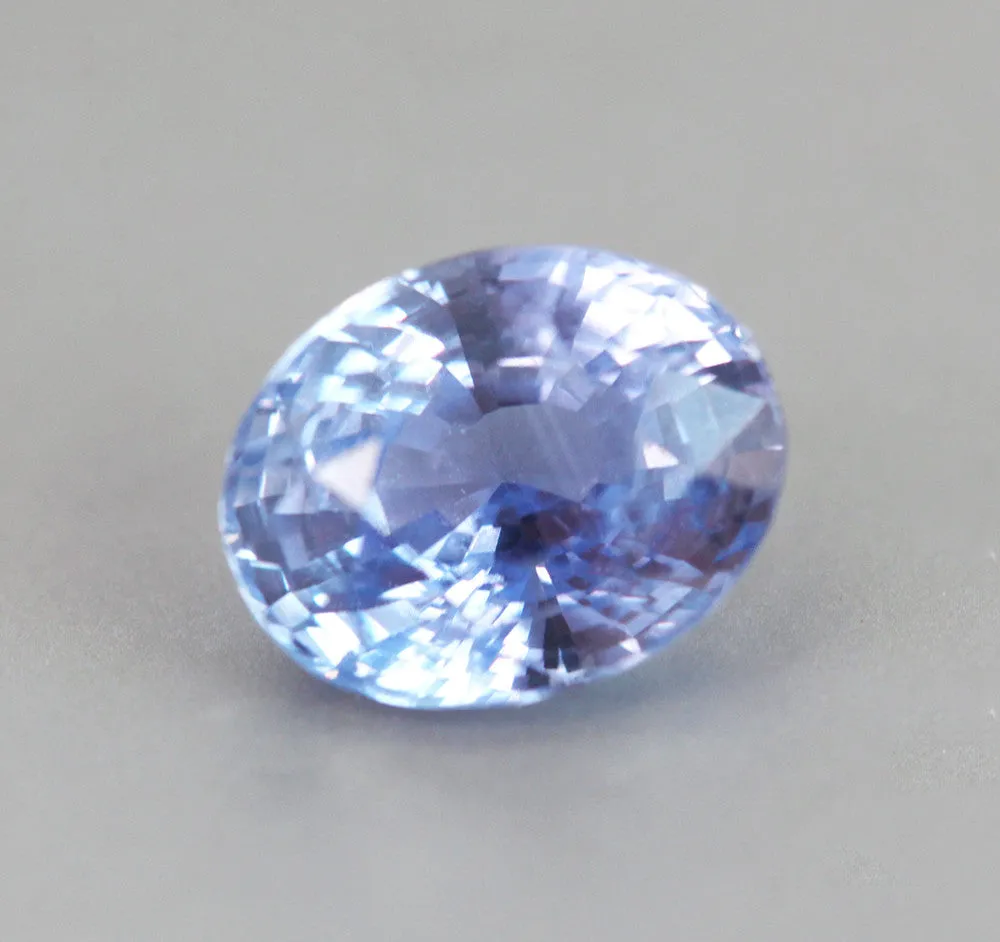 Loose 4.05 Ct Oval Blue Sapphire