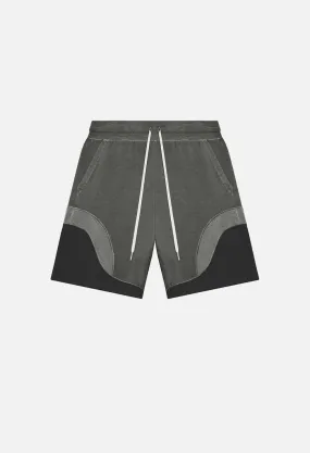 Loose Stitch Shorts / Washed Black