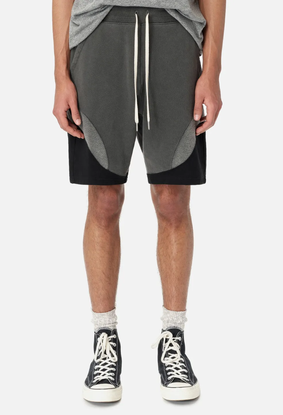 Loose Stitch Shorts / Washed Black