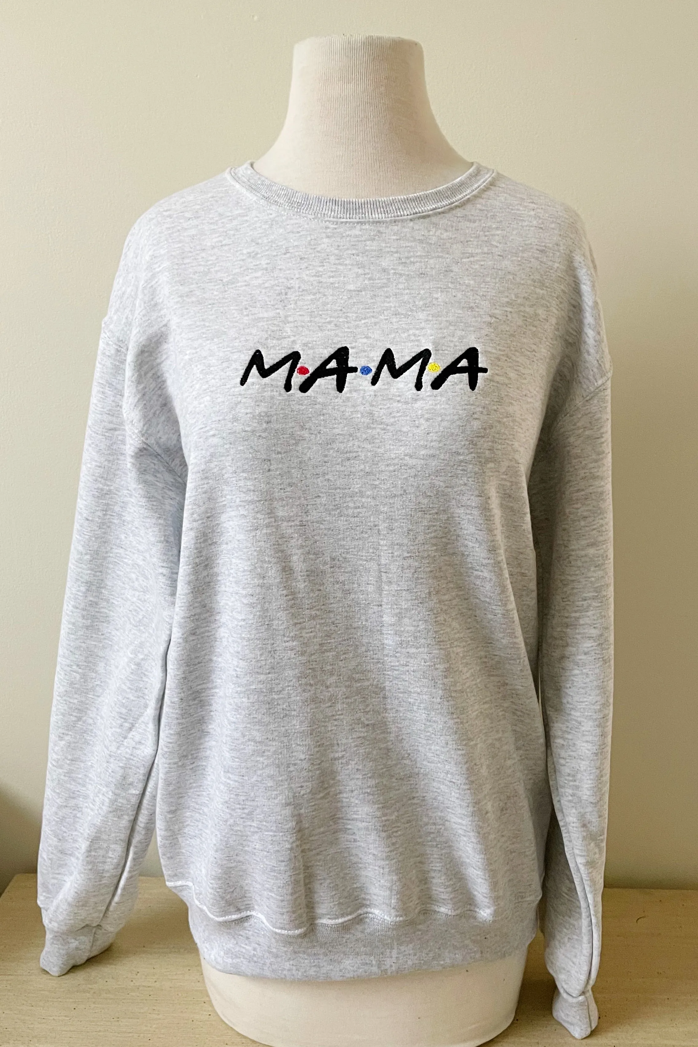 Mama Embroidered Sweatshirts