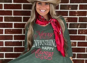 Merry Everything Distressed