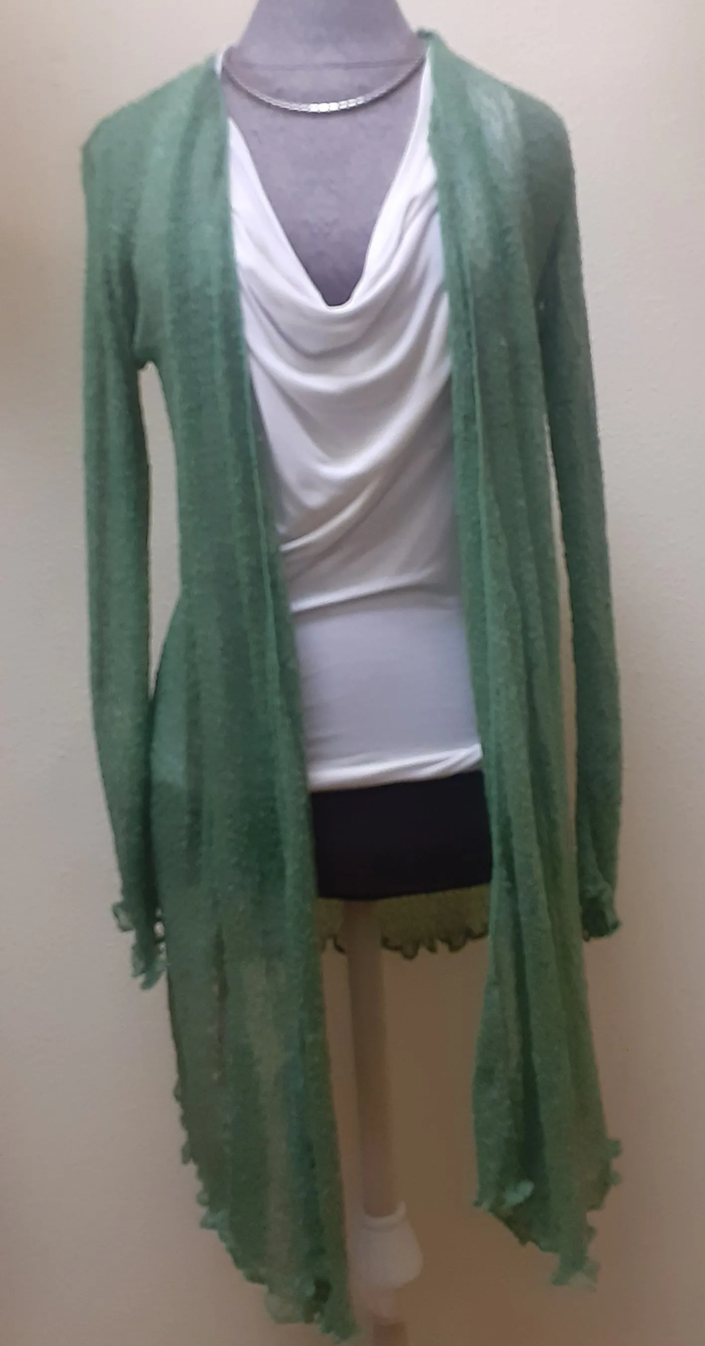 Nubby Knit Sheer Shrug ~ The Long Version ~ Many Colors