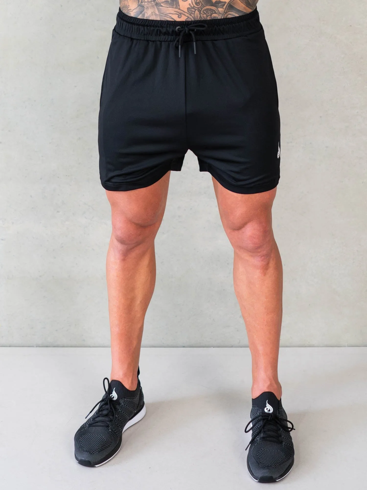 Octane Mesh Shorts - Faded Black