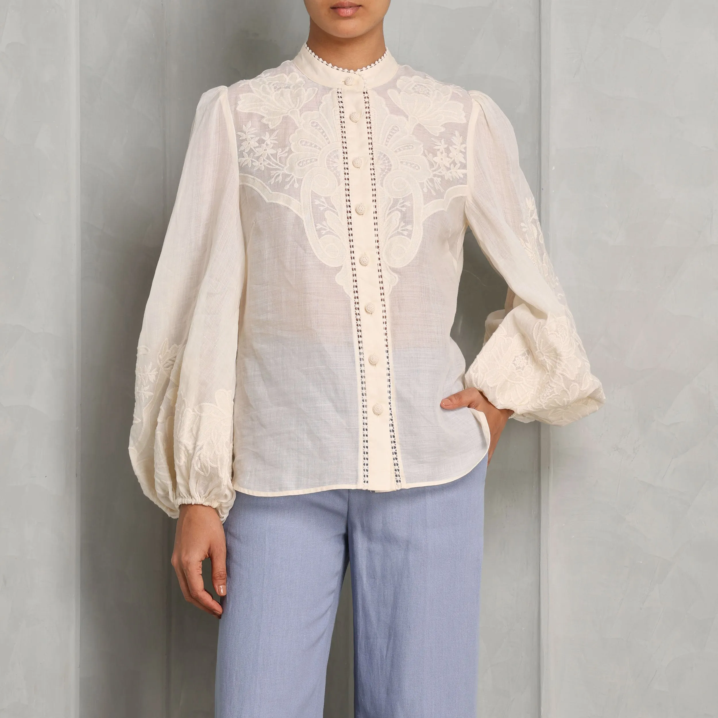 Ottie Embroidered Blouse