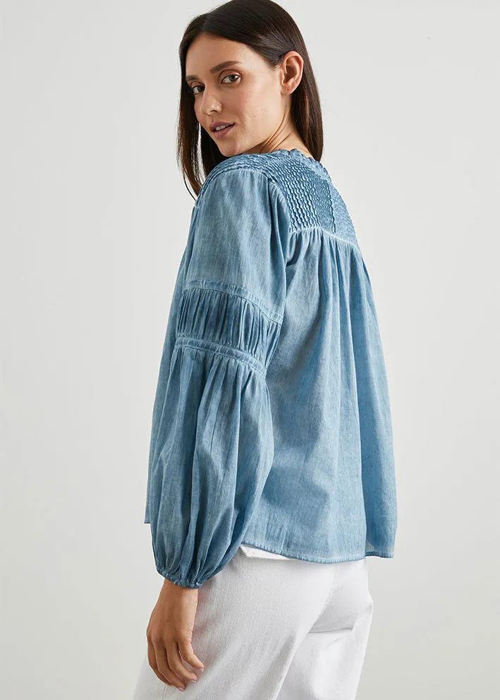 Rails Marli Bluse - Faded Blue