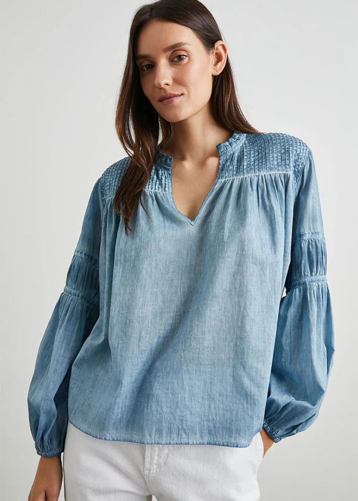 Rails Marli Bluse - Faded Blue