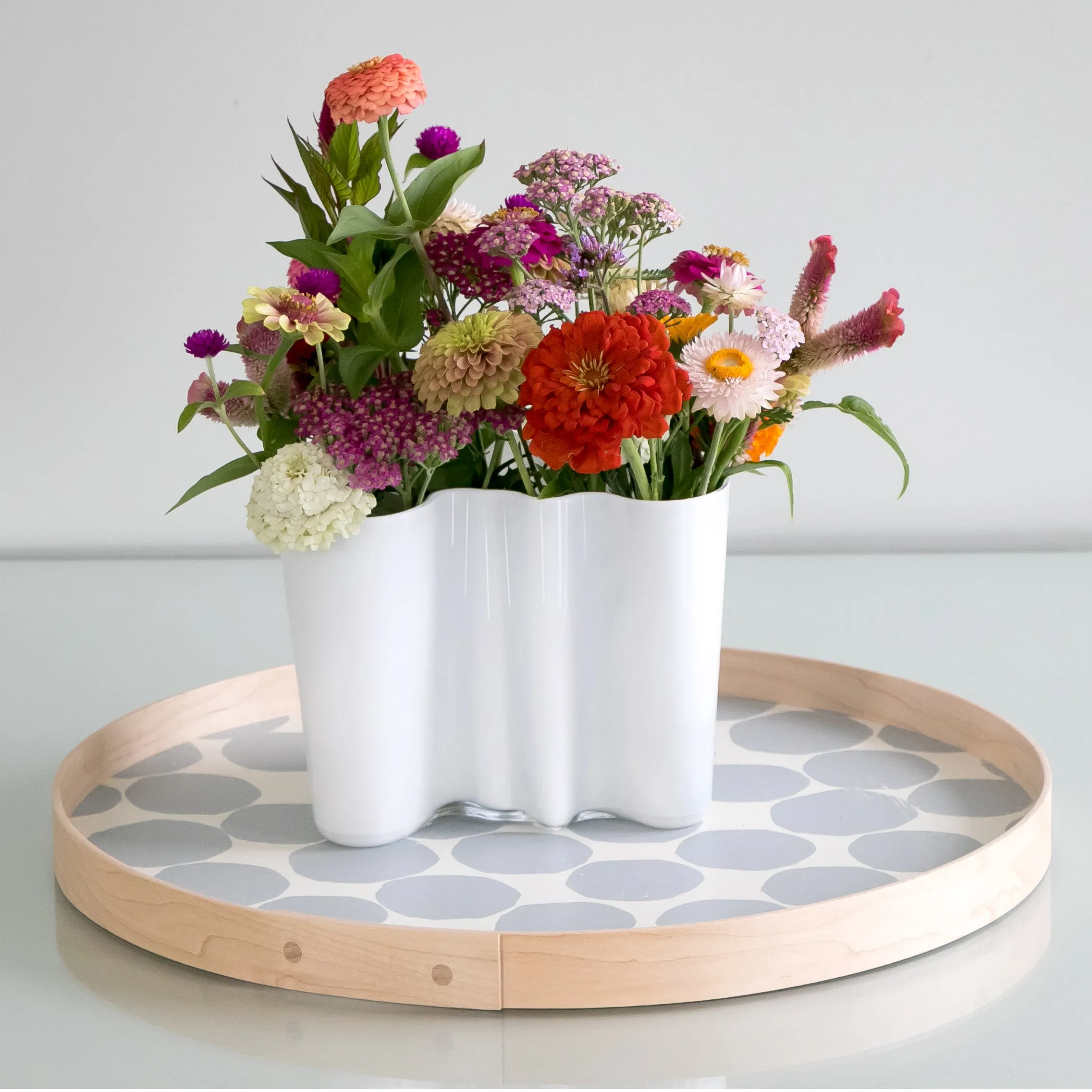 Round tray | handmade USA