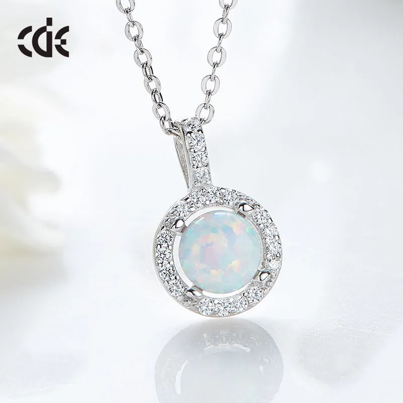 S925sterling silver synthetic gemstone exquisite