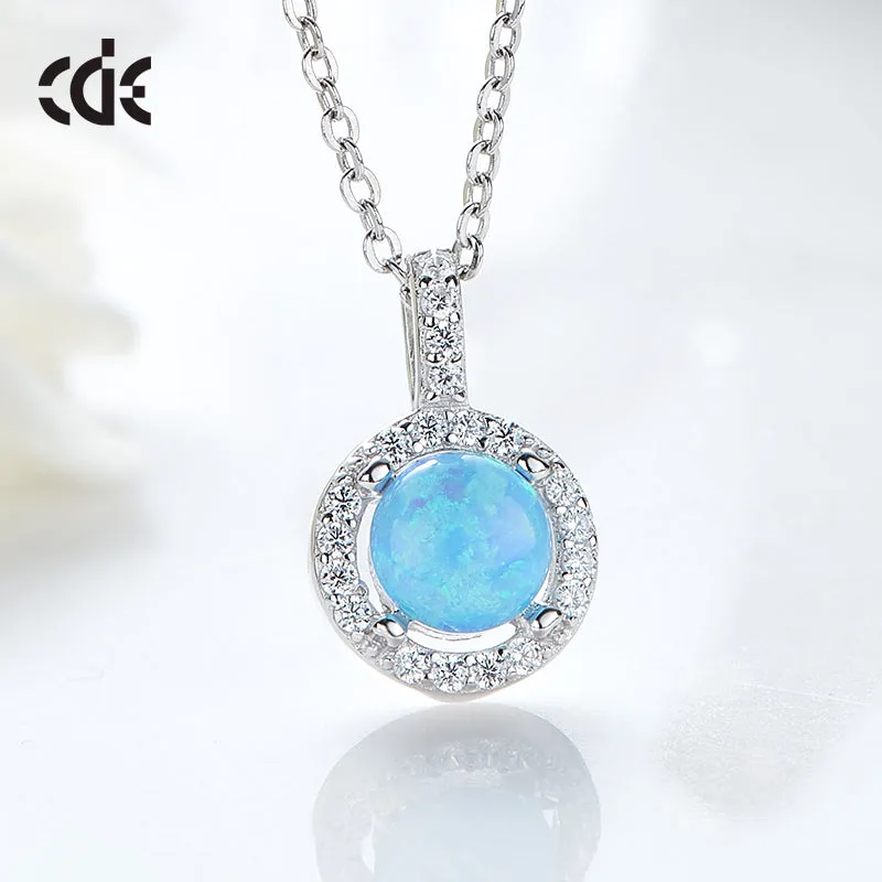 S925sterling silver synthetic gemstone exquisite