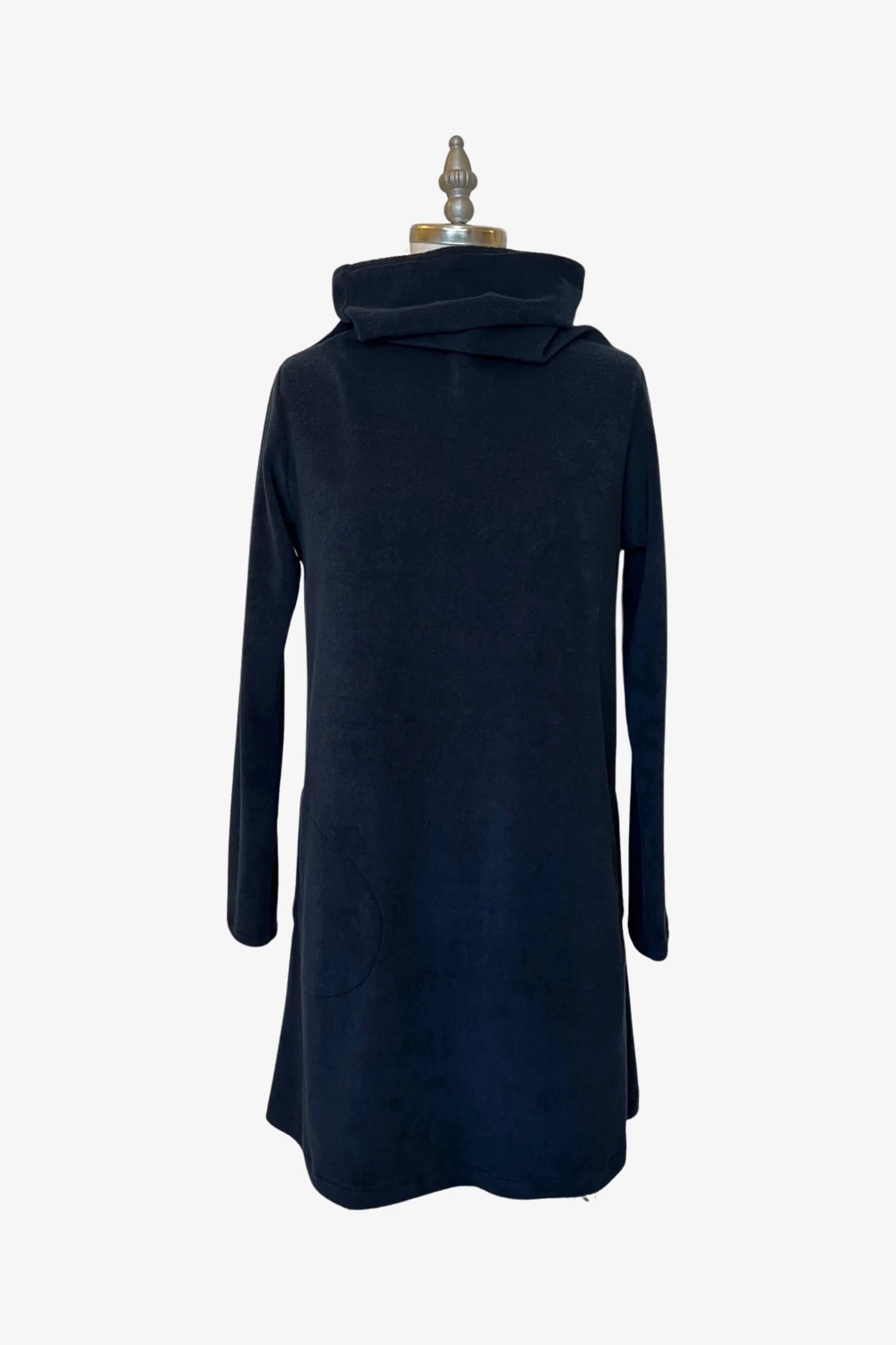 SALE Cozy Tunic Dress | Midnight Blue Terry