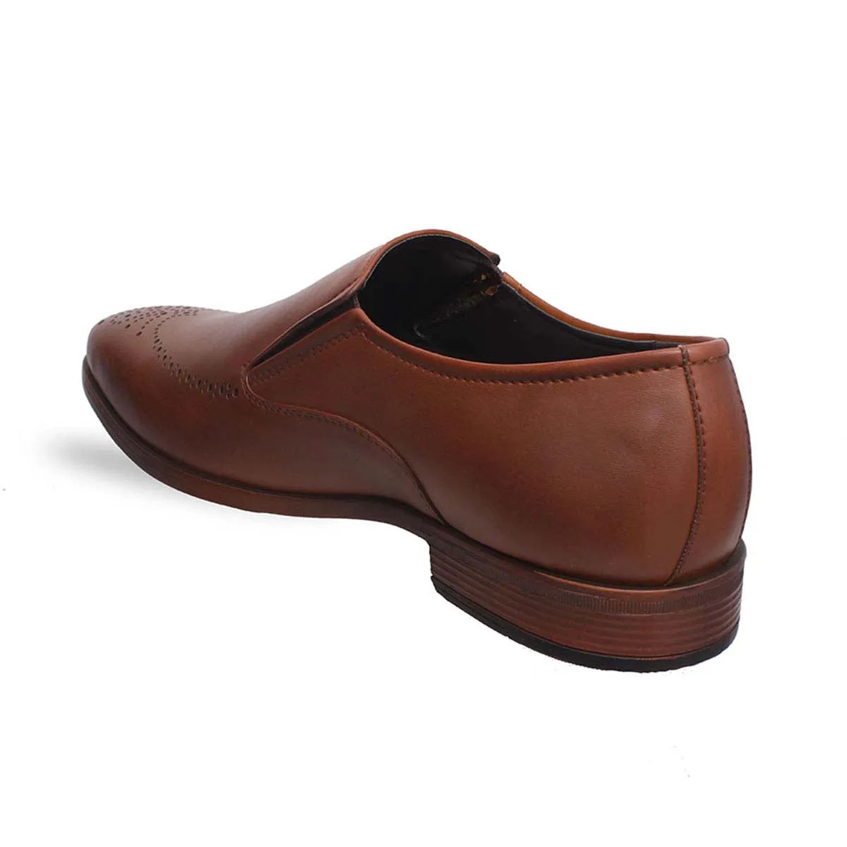 Tan Formal Slip-Ons